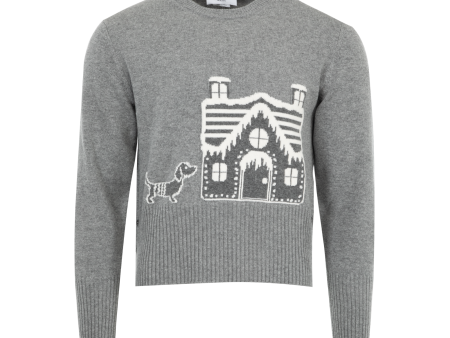 Holiday Scenery Merino Wool Crew Neck Pullover (Men s) Hot on Sale