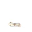 ACACIA 3 LINKED RINGS IN STERLING SILVER AND YELLOW GOLD For Discount