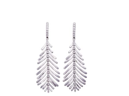 PLUME DIAMOND EARRINGS Online now