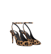 LEOPARD HAIRCALF DECOLLETE SLINGBACKS (WOMENS) For Cheap