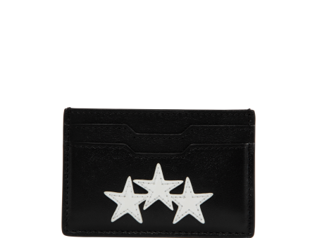 Three Star Leather Card Holder (Mens) Online Hot Sale