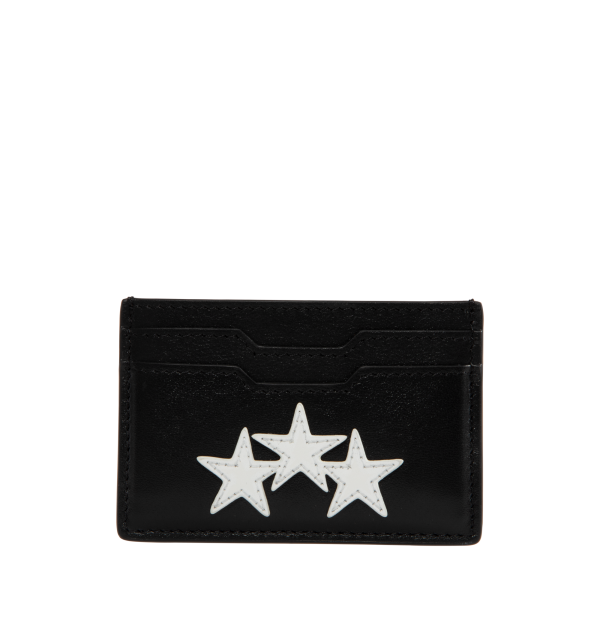 Three Star Leather Card Holder (Mens) Online Hot Sale