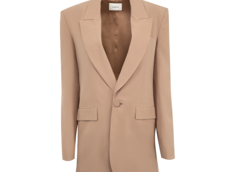 SINGLE BREASTED SILK BLAZER (WOMENS) For Sale