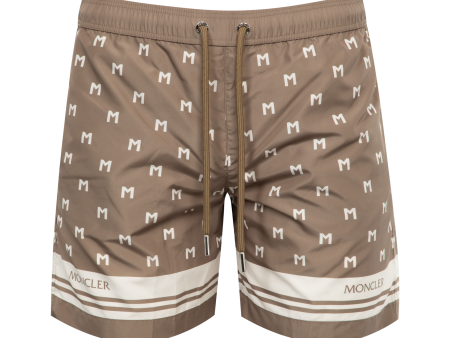 MONOGRAM PRINT SWIM SHORTS (MENS) Sale