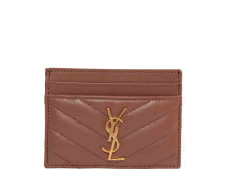 MONOGRAM CARD CASE on Sale