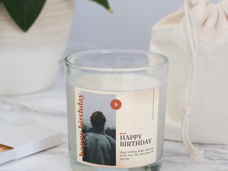 Birthday Gift Personalized Photo Simple Candle Fashion