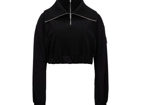 Moncler x Willow Smith Cotton Half-Zip Sweatshirt (Womens) For Sale