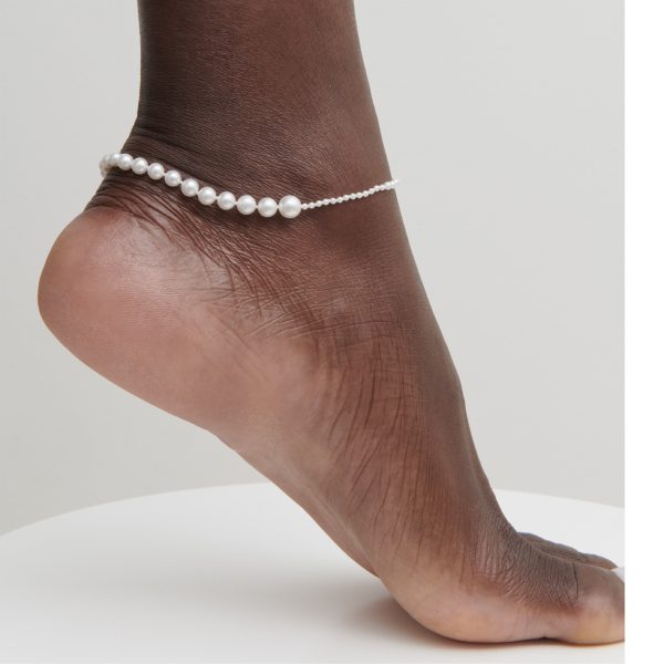 PEGGY A PIED FRESHWATER PEARL ANKLET Supply