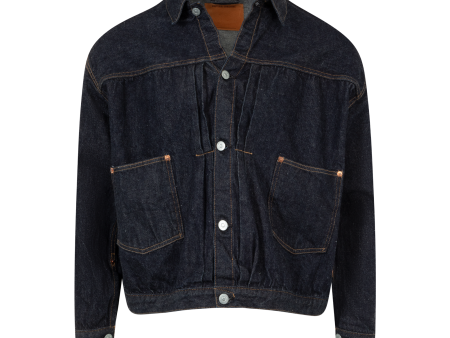 DENIM TRUCKER 2P JACKET (MENS) Supply