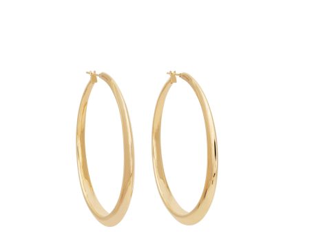 OVAL HOOP EARRINGS Supply