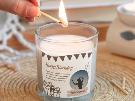 Birthday Gift Personalized Photo Candle For Cheap