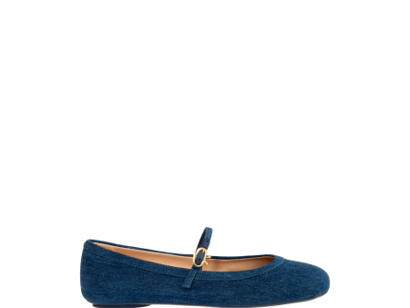 CARLA DENIM FLATS (WOMENS) Online Hot Sale