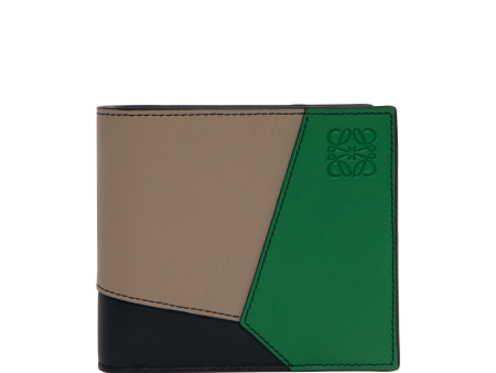 TRI-COLOR PUZZLE EDGE BIFOLD WALLET Online