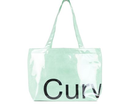 SMALL MINT CURVES TYVEK TOTE For Cheap