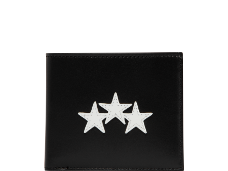 THREE STAR LEATHER WALLET Cheap