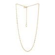 GOLD NECKLACE WITH DIAMOND TOGGLE Discount