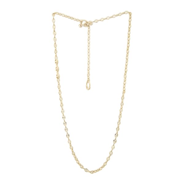 GOLD NECKLACE WITH DIAMOND TOGGLE Discount