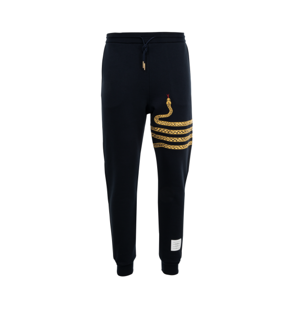 Snake Embroidery Sweatpants (Mens) Online Sale