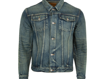 EXTRA FITTED DENIM JACKET (MENS) Online Hot Sale