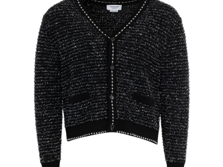 Eyelash Tweed Cardigan (Mens) Sale