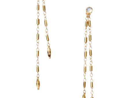 Chan Luu Dangle Earrings in Yellow Gold Online Sale