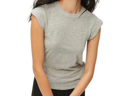 Michael Stars Joey Power Shoulder Tee Cheap