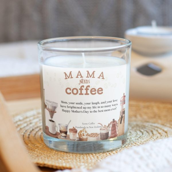 Personalised  Mama needs Coffee  Candle - Personalized Gifts Cheap