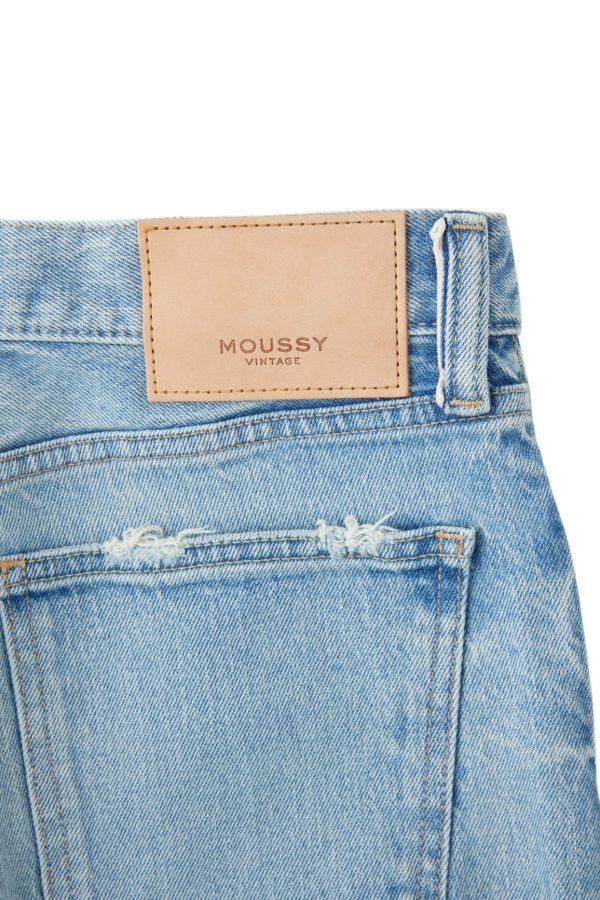 Moussy Denim Montura Tapered Jeans in Light Blue Discount