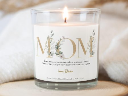 Personalised  MOM  Candle - Personalized Gifts Cheap