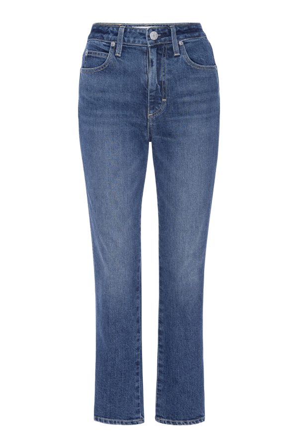 AMO Denim Chloe Cropped Jeans in Crush For Discount