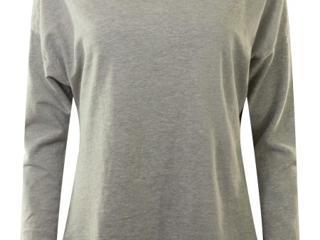 Michael Stars Laurel Mock Neck Top in Heather Grey Supply