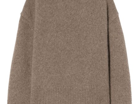 Nili Lotan Tabitha Sweater in Peat Melange For Sale