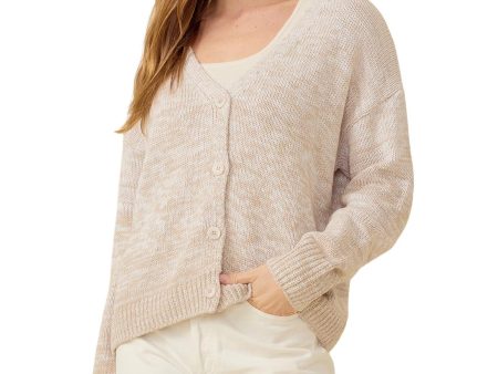 One Grey Day Victoria Cardigan in Ivory Combo Supply