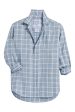 Frank & Eileen Eileen Relaxed Button Up Shirt in Cream, Gray, Blue Check Sale