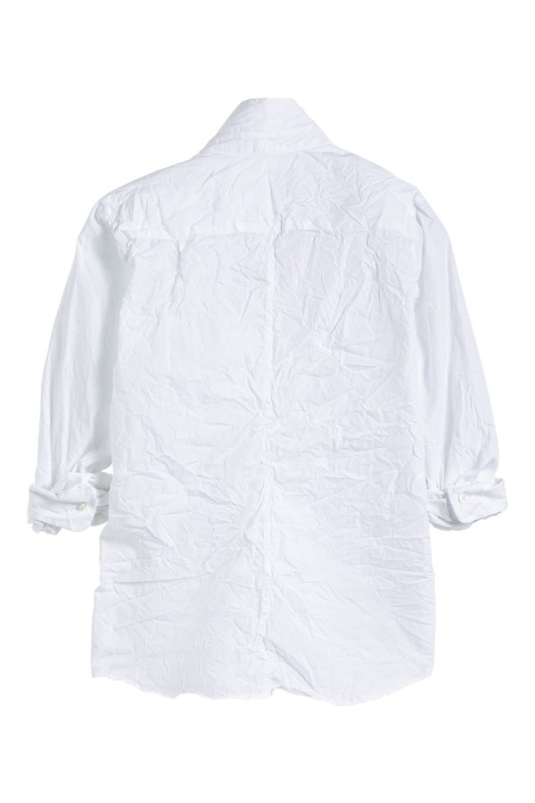 Frank & Eileen Barry Shirt in White Poplin Online now