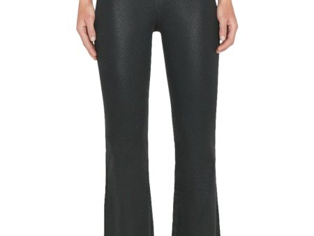 Frame Denim Jetset Flare in Noir Coated Online Hot Sale