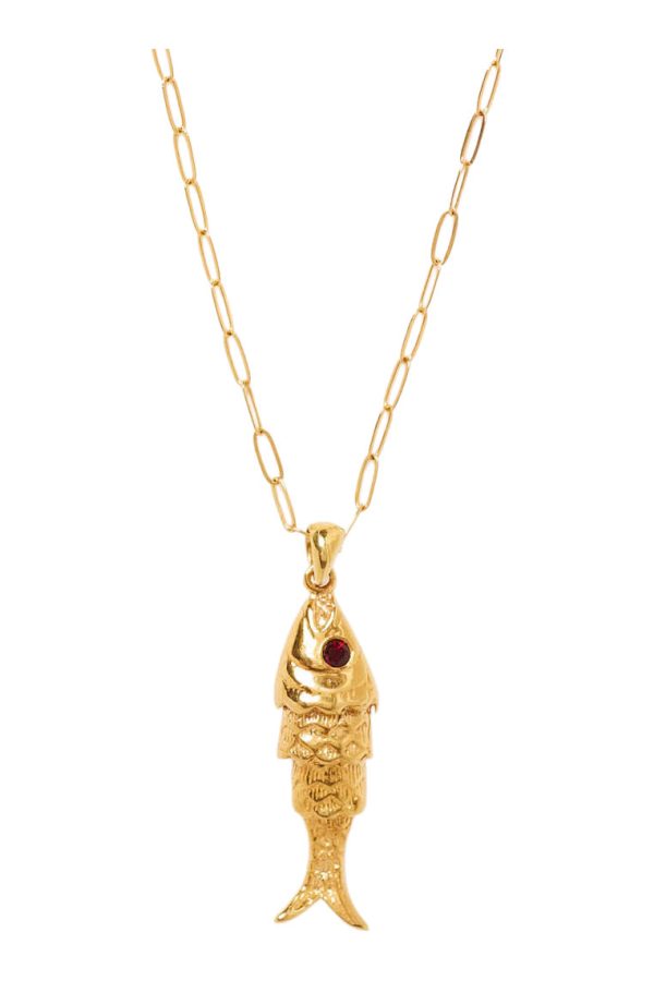 Chan Luu Koi Necklace in Garnet Online Sale