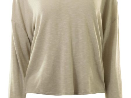 Michael Stars Patty V-neck Top in Oatmeal Hot on Sale