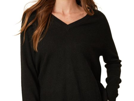 One Grey Day Sloane V-neck Cashmere Sweater Fashion