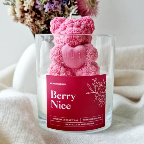 Rose Bear Candle - Berry Nice (Fragrance) Online