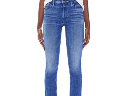 MOTHER Denim Mid Rise Dazzler in Wish On a Star For Sale