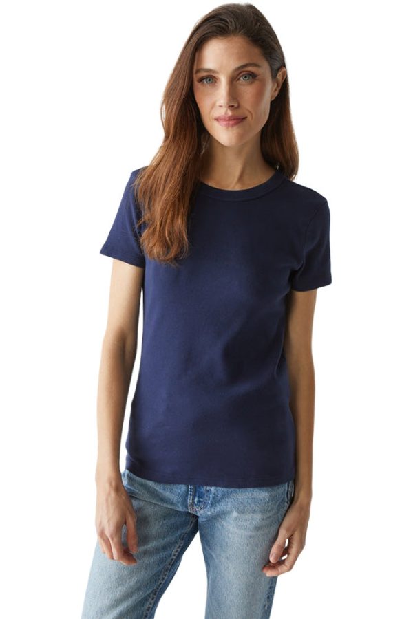 Michael Stars Lexy Cap Sleeve Crew Cheap