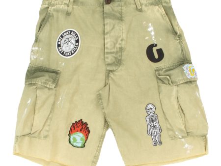 GALLERY DEPT. KENZIE FATIGUE CARGO SHORTS GREEN (MENS) Sale