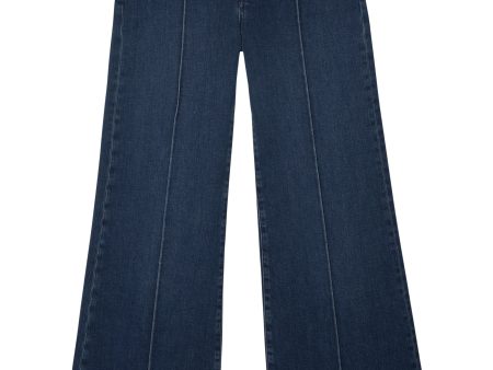 Frame Denim Pintuck Trouser in Highway Online Sale