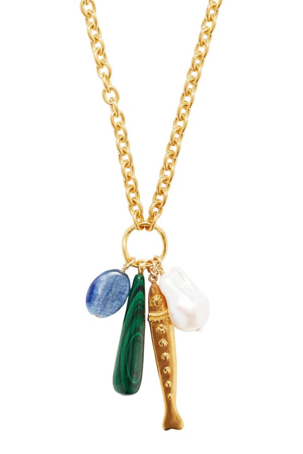 Chan Luu Harbor Necklace in Malachite Mix For Cheap