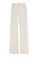 AMO Denim Sabine Wide Leg in Bone Online now