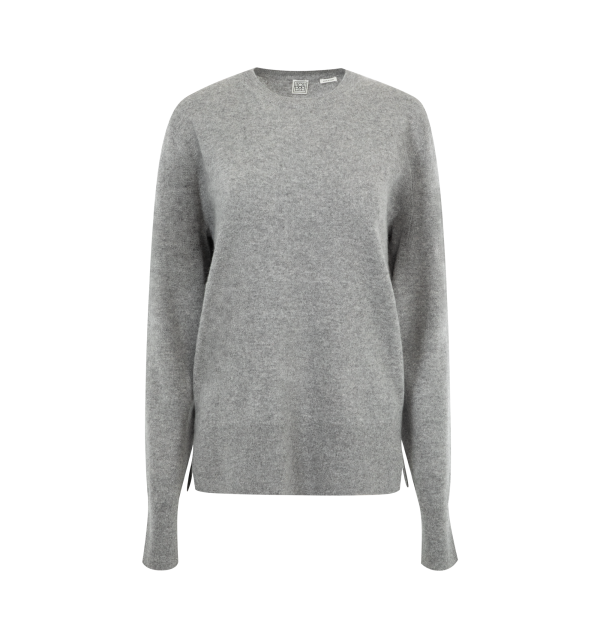 CREWNECK CASHMERE KNIT SWEATER (WOMENS) Discount