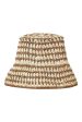 Loeffler Randall Jocelyn Raffia Hat in Brown Natural For Sale