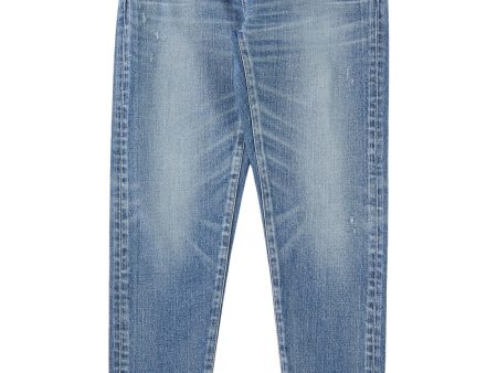 Moussy Denim Avenal Tapered Jeans in Blue Online Sale