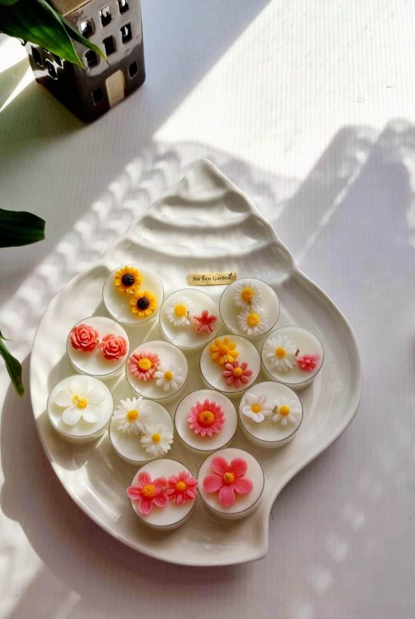 Flower Circle Tealights - Pack of 6 Online Hot Sale